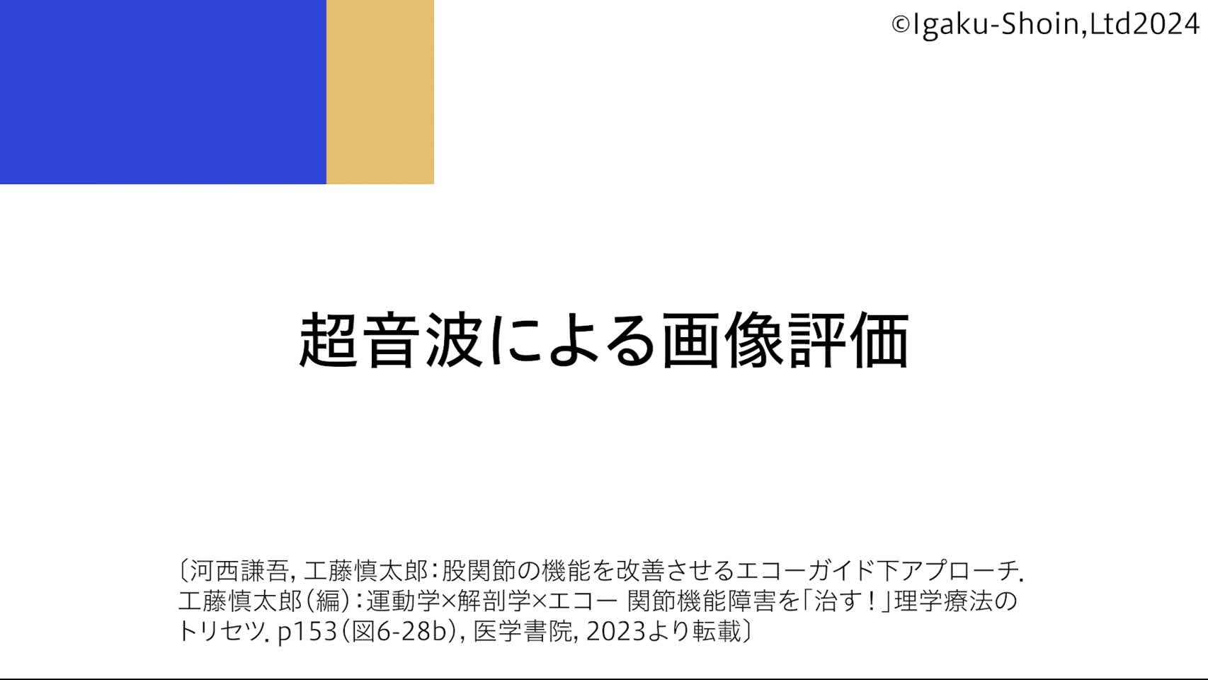 動画2　膝関節屈曲伸展時の大殿筋-外側広筋間(超音波による画像評価)...